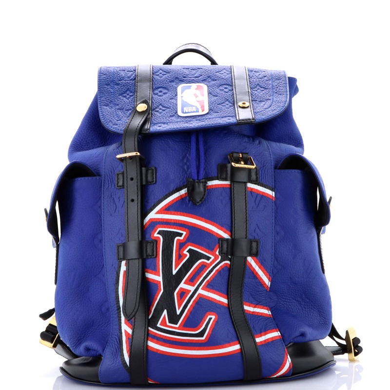 x NBA Christopher Backpack Printed Monogram Taurillon Leather MM
