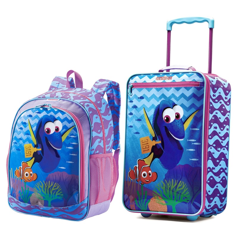 American Tourister Disney Collection 18 inch Upright and Backpack Set