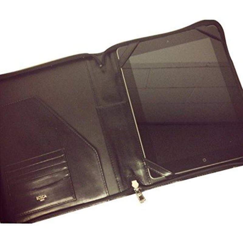 Old Leather Zip Around iPad Case