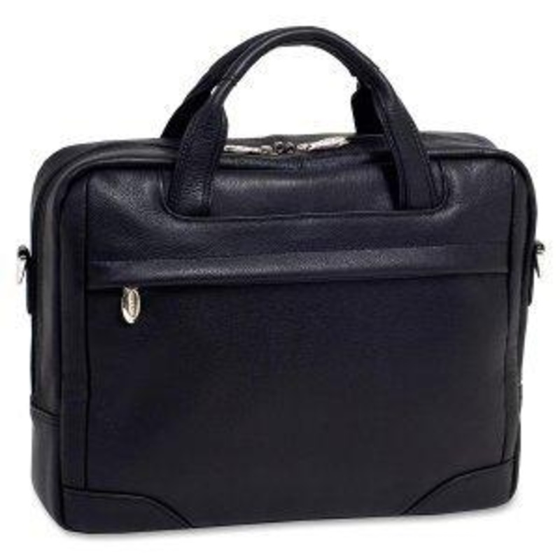 Bronzeville 15.4" Leather Medium Laptop Briefcase