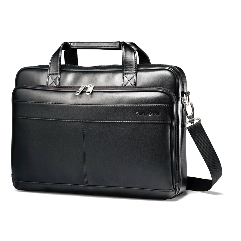 Leather Slim Briefcase