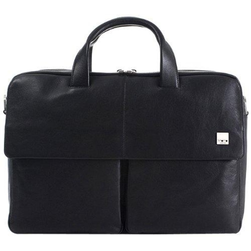 London 17" Leather Laptop Bag