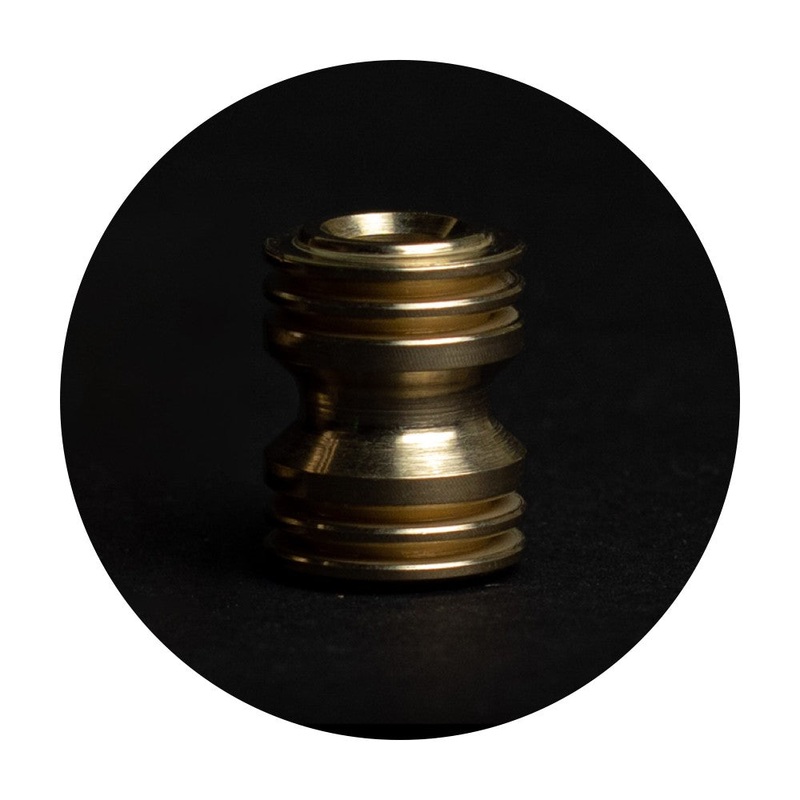 Sector 8 Bead Brass