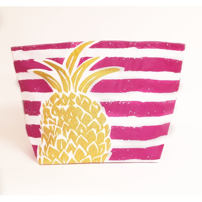 Beach Bag Pineapple Stripe