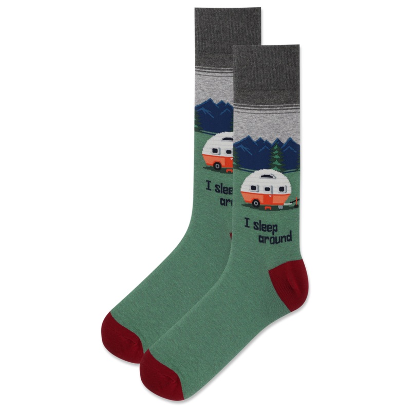 MEN'S I SLEEP AROUND CREW SOCK