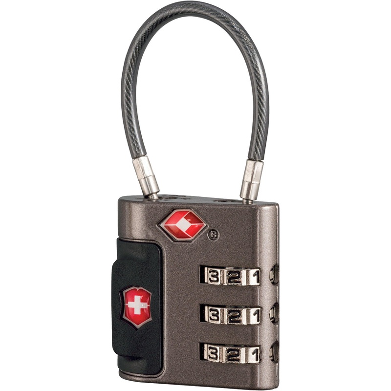 Victorinox Travel Sentry Approved Cable Lock Grey One Size