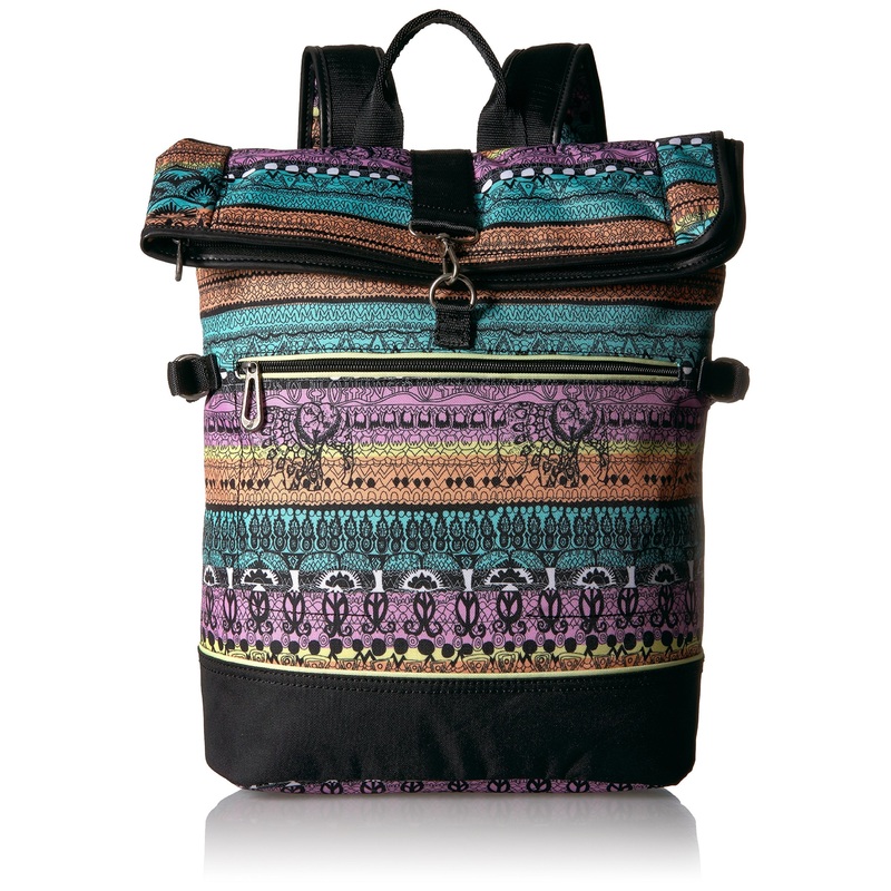 Sakroots Women's New Adventure Nylon Roll Top Backpack