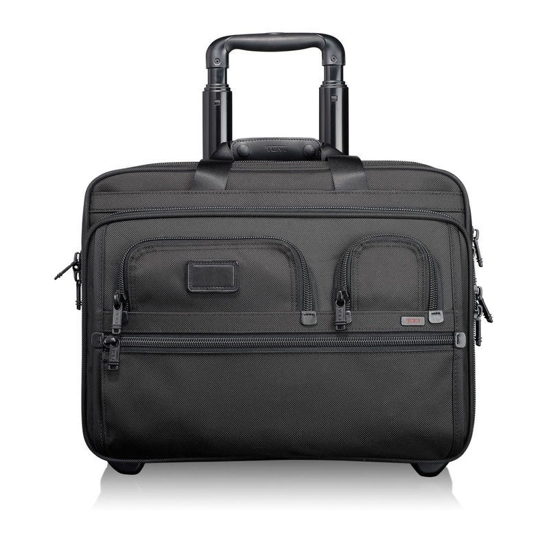 TUMI Alpha FXT Deluxe Wheeled Brief with Laptop Case