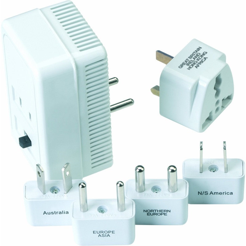 Go Travel Design Go Worldwide Adaptor Kit And Converter, White, One Size