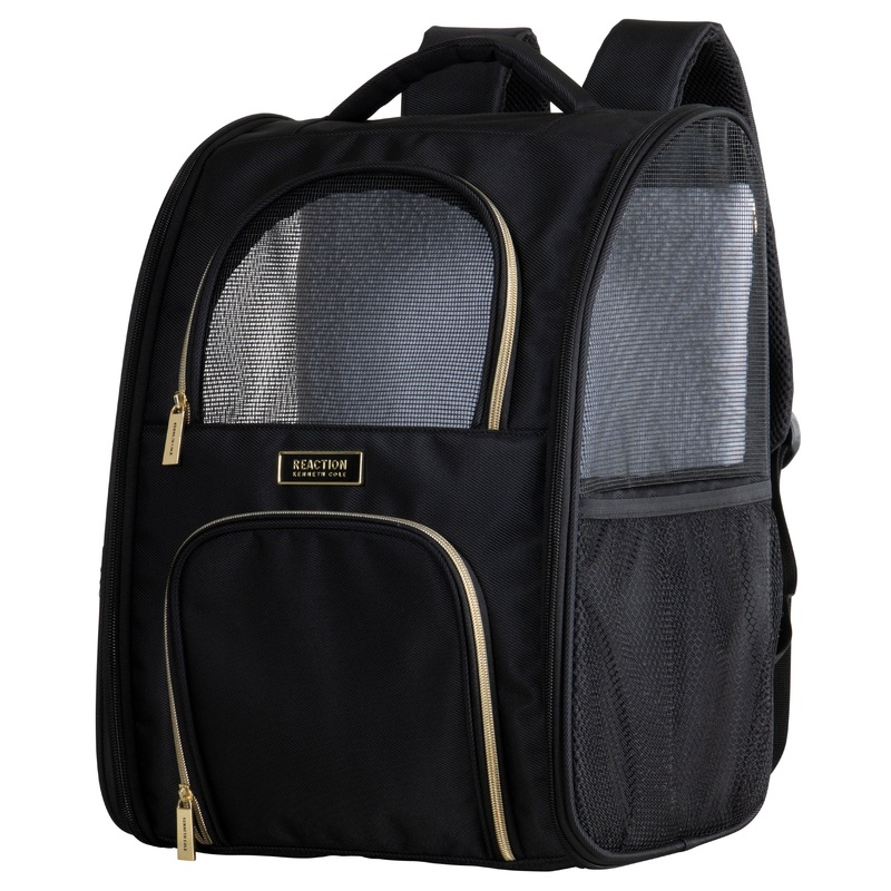 Kenneth Cole Reaction Backpack Fleece Lined Collapsible Backpack Pet Carrier