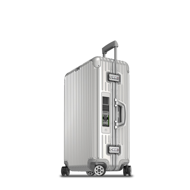 Rimowa Topas Aluminum 29" Mulitwheel Electronic Tag