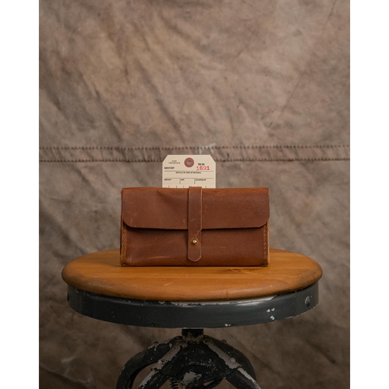 1691 Honey Clutch Wallet (Scratched)