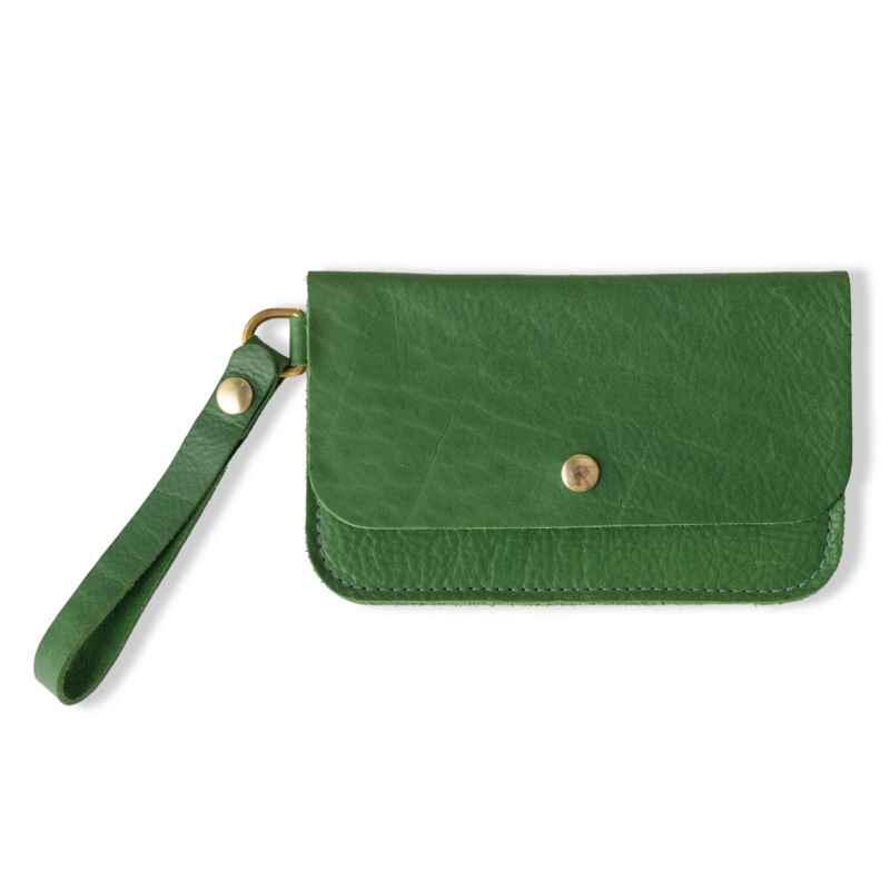 Leaf Cypress Wristlet Clutch