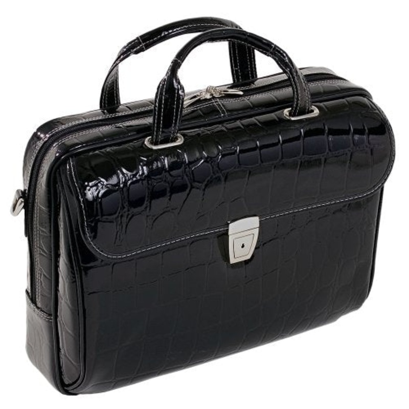 McKlein USA Siamod Ignoto 15.6" Leather Large Ladies Laptop Briefcase