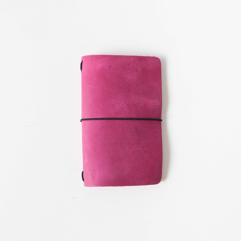 Pink Travel Notebook