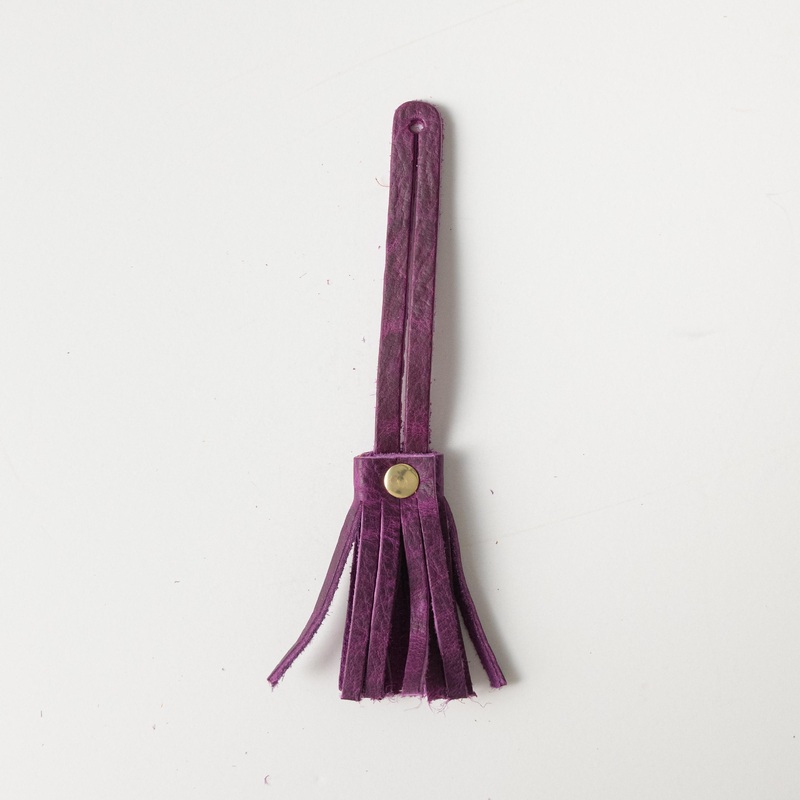 Purple Bison Mini Tassel