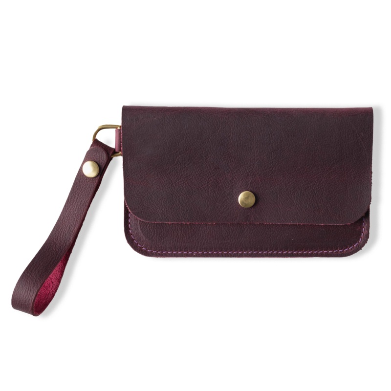 Purple Kodiak Wristlet Clutch