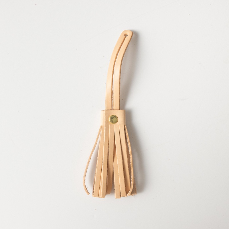 Rustic  Vegetable Tanned Leather Tassel