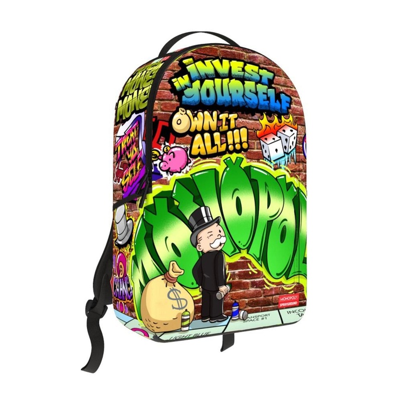 Sprayground Backpack (Monopoly Man Graffiti)
