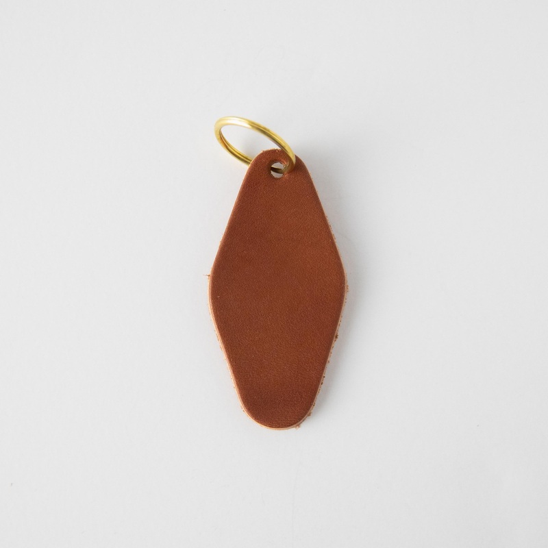 Tan Hotel Key Fob