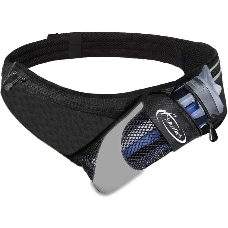 Airuntech Running Hydration Belt with Water Bottle Holder,Hiking Fanny Pack for Phone and Wallet,Running Bag Runners Essentials Accessories Marathon Triathlon Walking Jogging Gear Gift