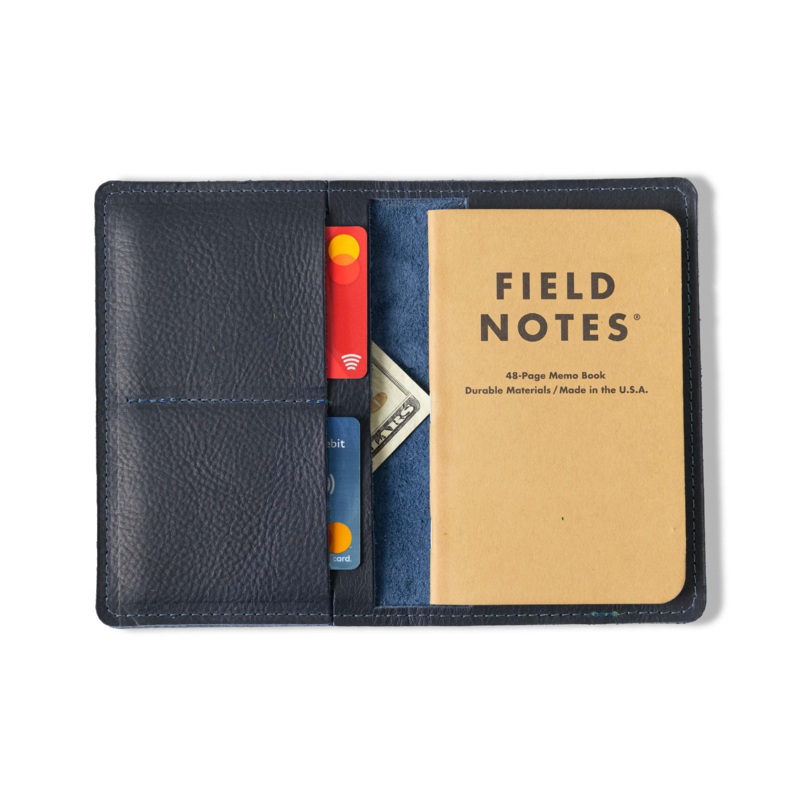 Navy Kodiak Passport Wallet