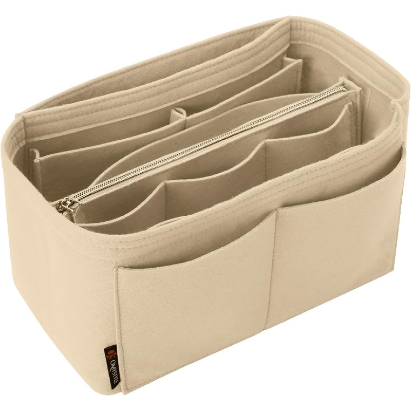 OMYSTYLE Purse Organizer Insert, Felt Tote Bag Organizer Insert with 5 Sizes, Handbag Dividers for inside Purse, Compatible with Longchamp, Neverful, Speedy and More