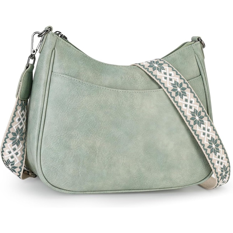 APHISON Trendy Leather Crossbody Purse with Adjustable Strap, Women'S Shoulder Handbag