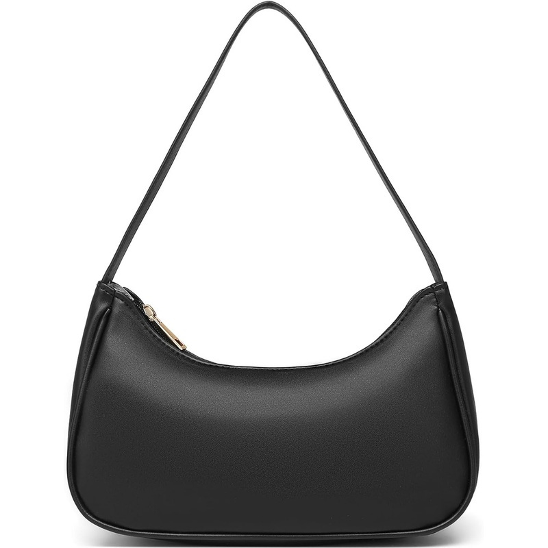 Retro Shoulder Bags for Women Vegan Leather Hobo Tote Handbag
