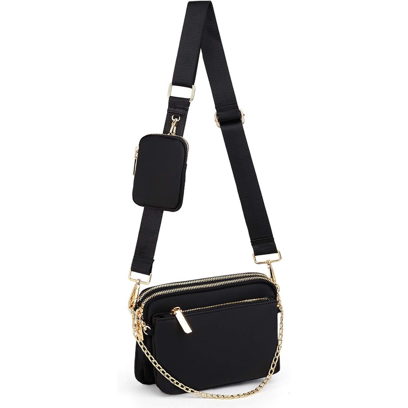 Small Crossbody Bags for Women 3 in 1 Trendy Belt Purse Cute Chest Pack