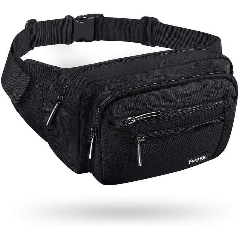 Unisex Belt Bag with Adjustable Strap for Outdoors Workout Traveling Casual