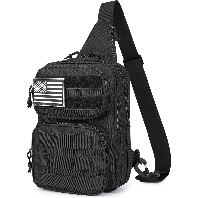 Wotony Tactical Crossbody Bag for Men - Durable Sling Bag with Cross Body Design EDC Shoulder Bag