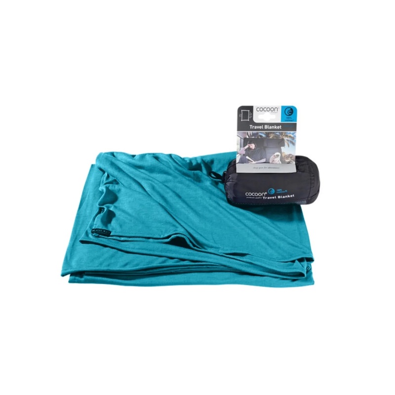 Cocoon CoolMax Travel Blanket - Peacock Green