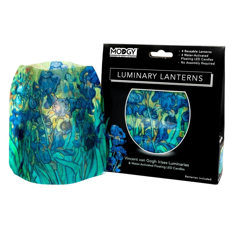 Modgy Luminary Lantern -  Vincent Van Gogh Irises