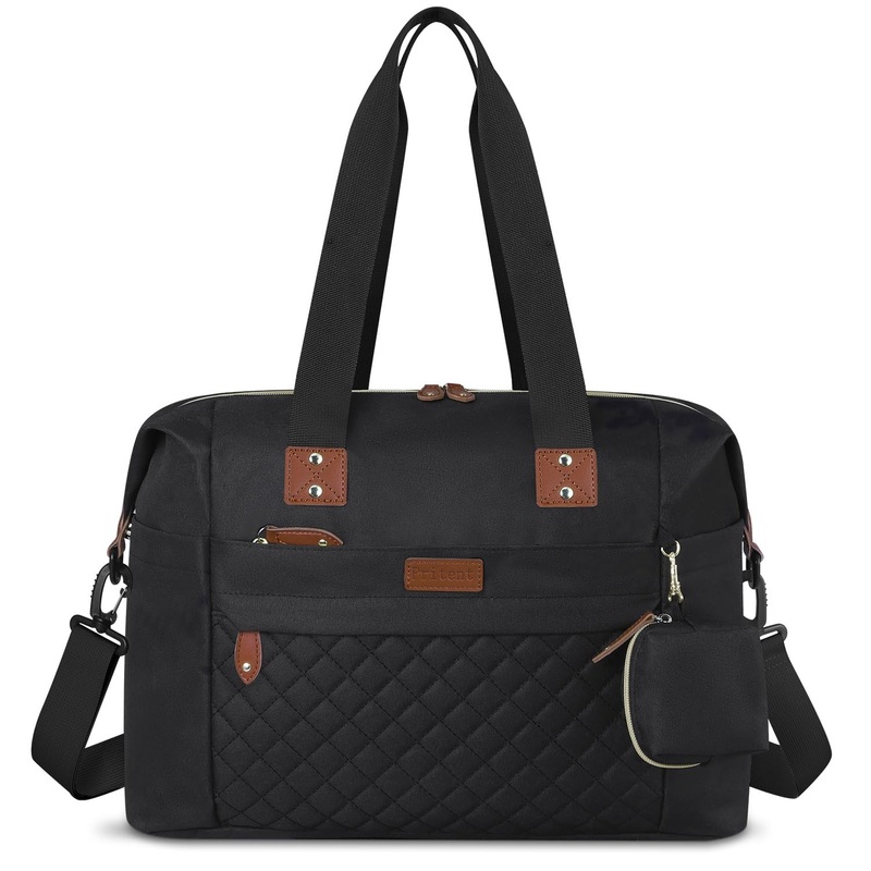 Multi-functional Diaper Tote Bag with Stroller Clips and Shoulder Straps