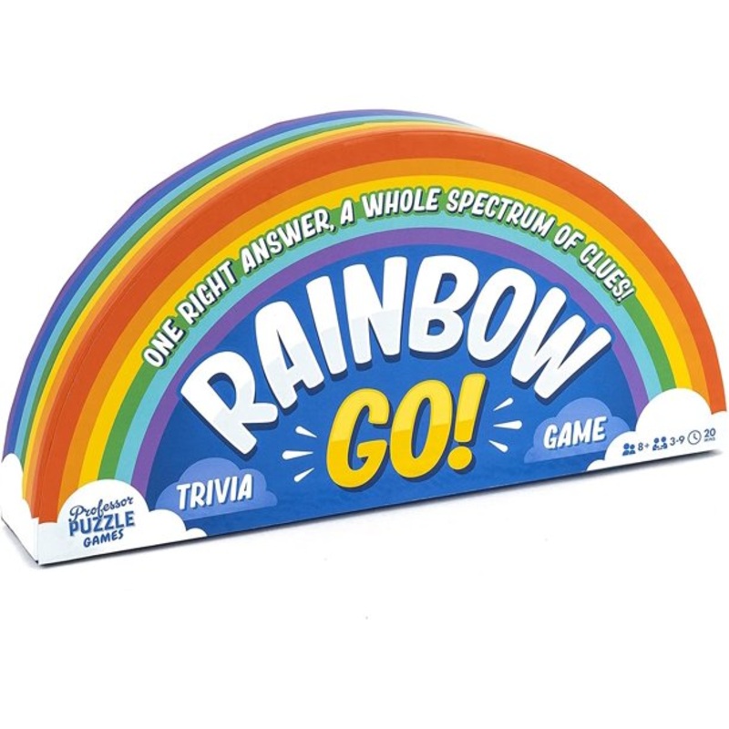 Professor Puzzle Rainbow Go Fast-Paced Trivia Game