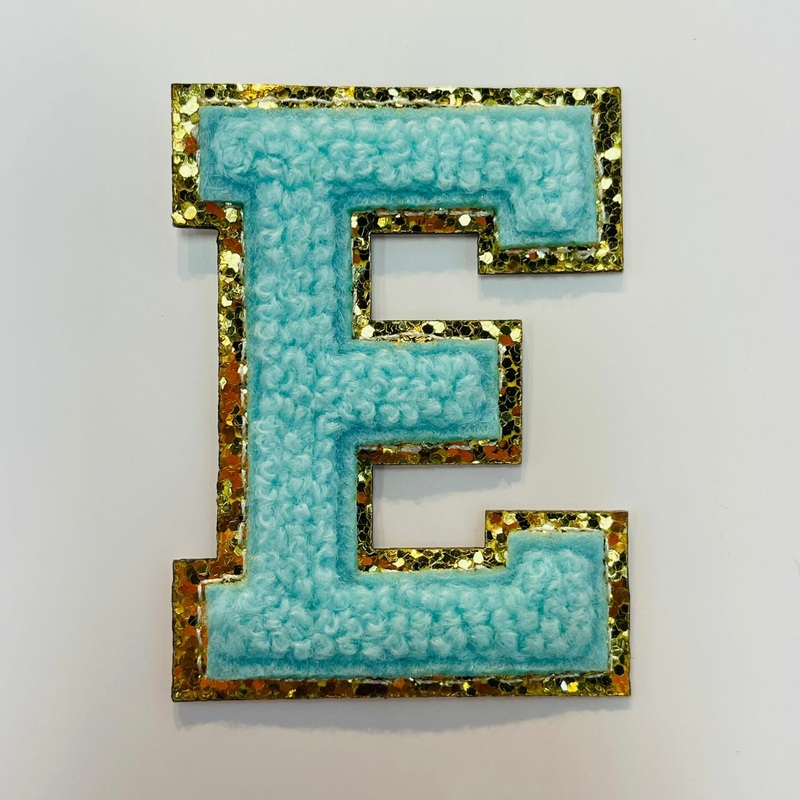 Varsity Letter Patch E - Mint