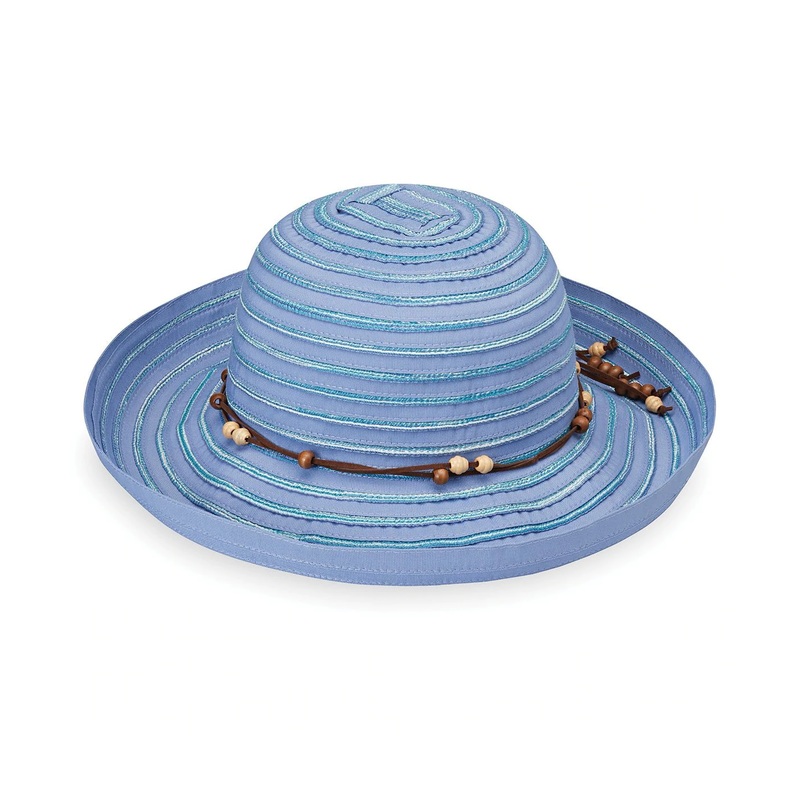 Wallaroo Breton Packable Sun Hat UPF 50+ - Hydrangea