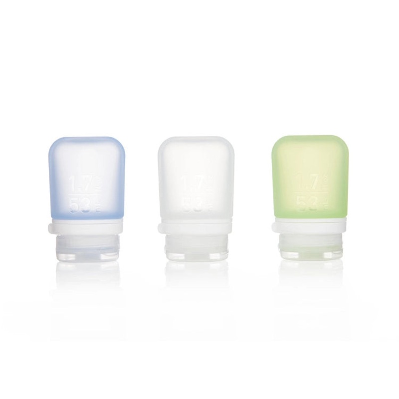 Humangear GoToob+ 3 Pack 1.7 oz - Clear/Green/Blue
