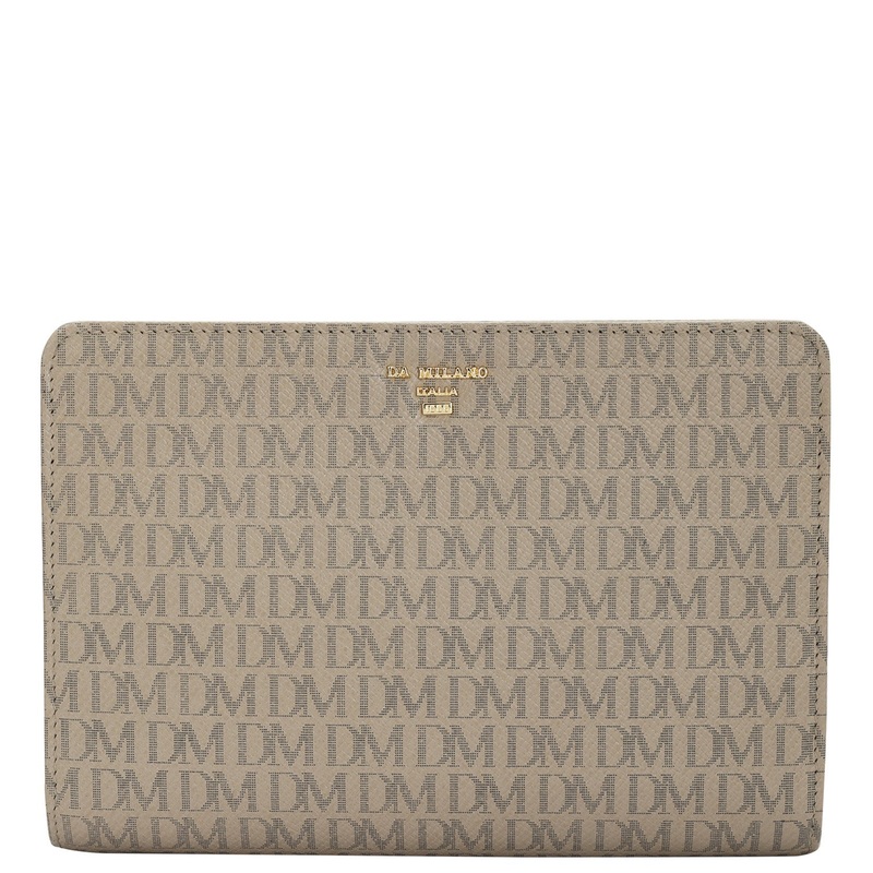 Monogram Leather Jewellery Case - White