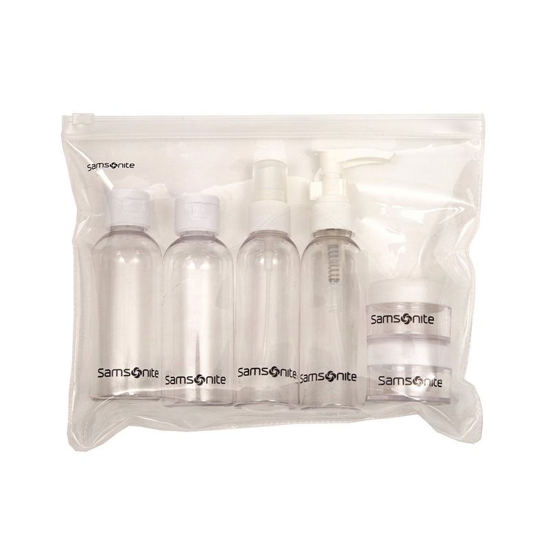 Samsonite 6 Piece Travel Bottle Set - White