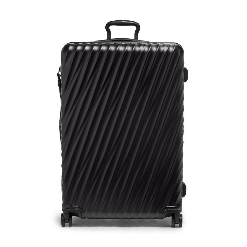 TUMI 19 Degree Extended Trip Expandable 4 Wheeled Packing Case  -  Black Textured