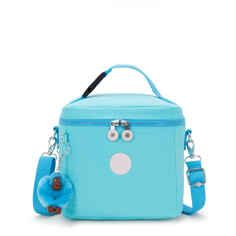 Kipling Graham Lunch Bag - Poppy Aqua
