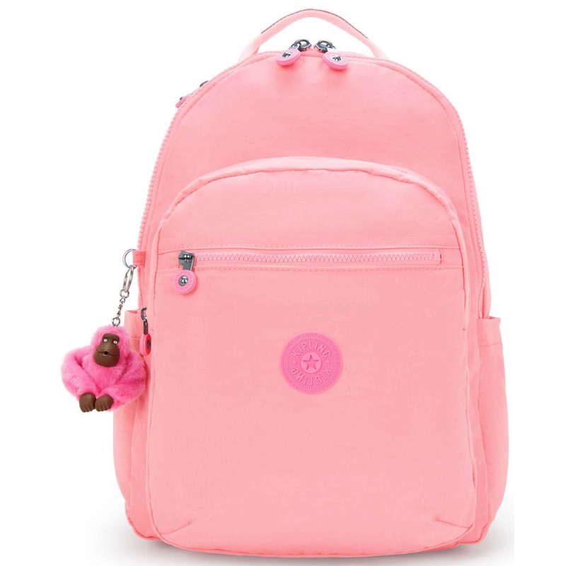 Kipling Seoul Large 15" Laptop Backpack - Coral Sea