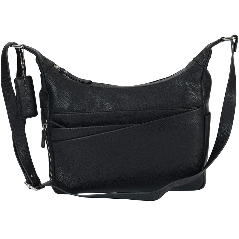 Mancini Pebbled June Crossbody Handbag