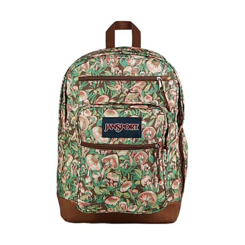 JanSport Cool Student Backpack - Painterly Mushrooms