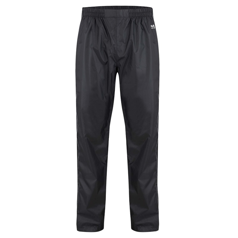 Mac In A Sac Full Zip 2 Packable Overtrouser - Black