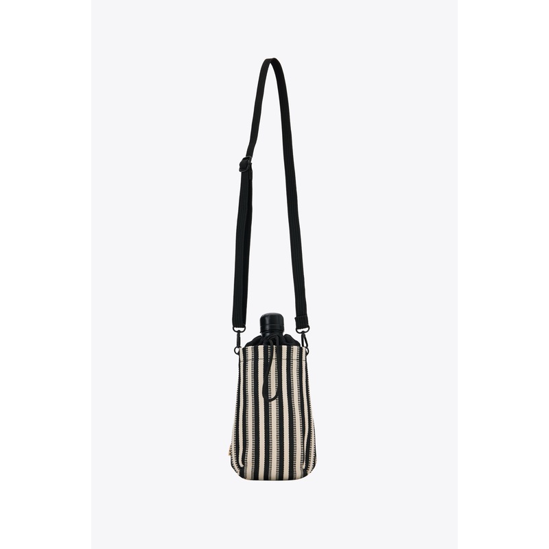 Resale The Water Bottle Crossbody in Black Stripe