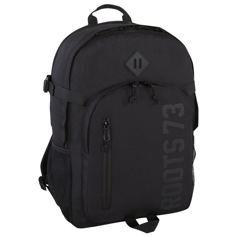 Roots 73 Poly 15.6 Laptop Backpack - Black