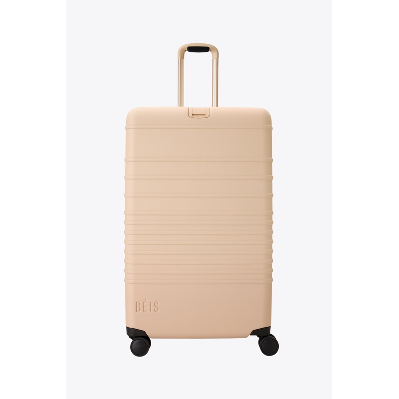 The Large Check-In Roller in Beige